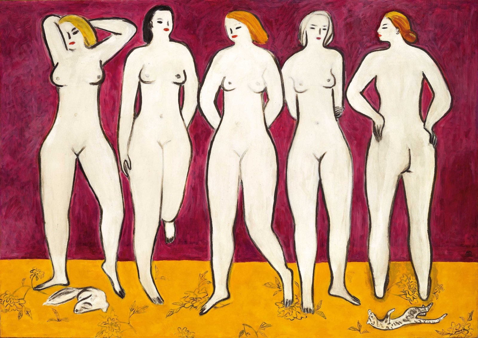 Five Nudes