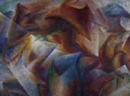 detail of futurist work