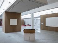 Installation view of Jens Haaning's conceptual work, 'Take the Money and Run,' at the Kunsten Museum of Modern Art in Aalborg.
