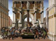 Sandro Botticelli, Storie di Lucrezia, 1504. Tempera and oil on wood, Isabella Stuart Gardner Museum, Boston