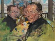 William Orpen, Self-portrait, 1924, oil on canvas, Fitzwilliam Museum