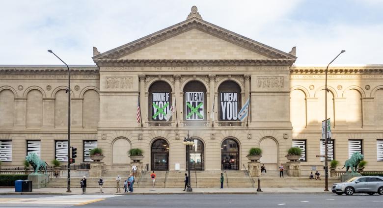 The Art Institute of Chicago as seen from Michigan Avenue, Wikimedia Commons