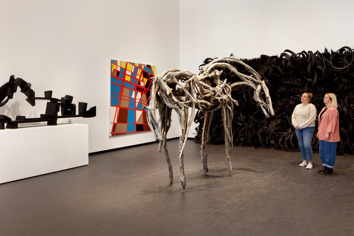 Collection galleries at the National Museum of Women in the Arts.