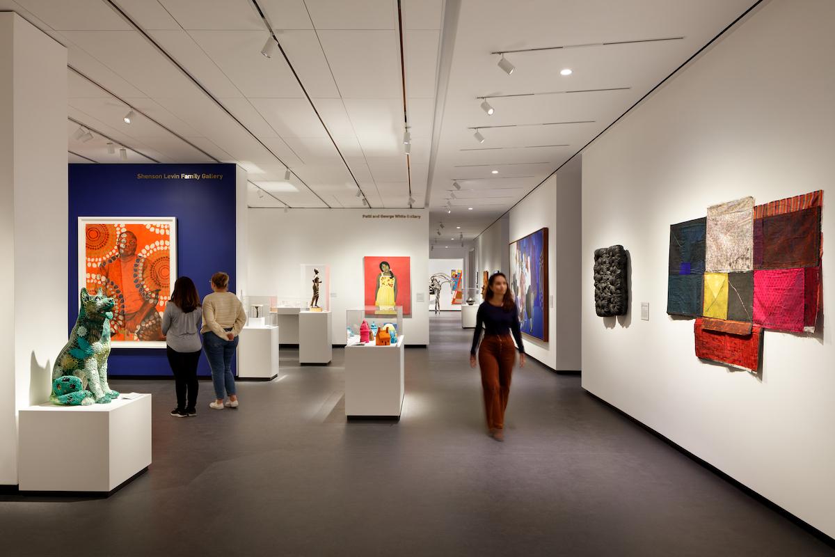 Collection galleries at the National Museum of Women in the Arts.