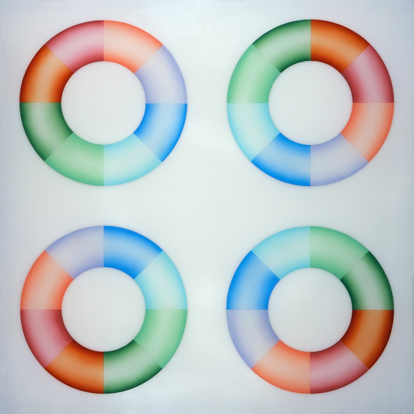 Judy Chicago, Pasadena Lifesavers Red Series #2, 1969-1970