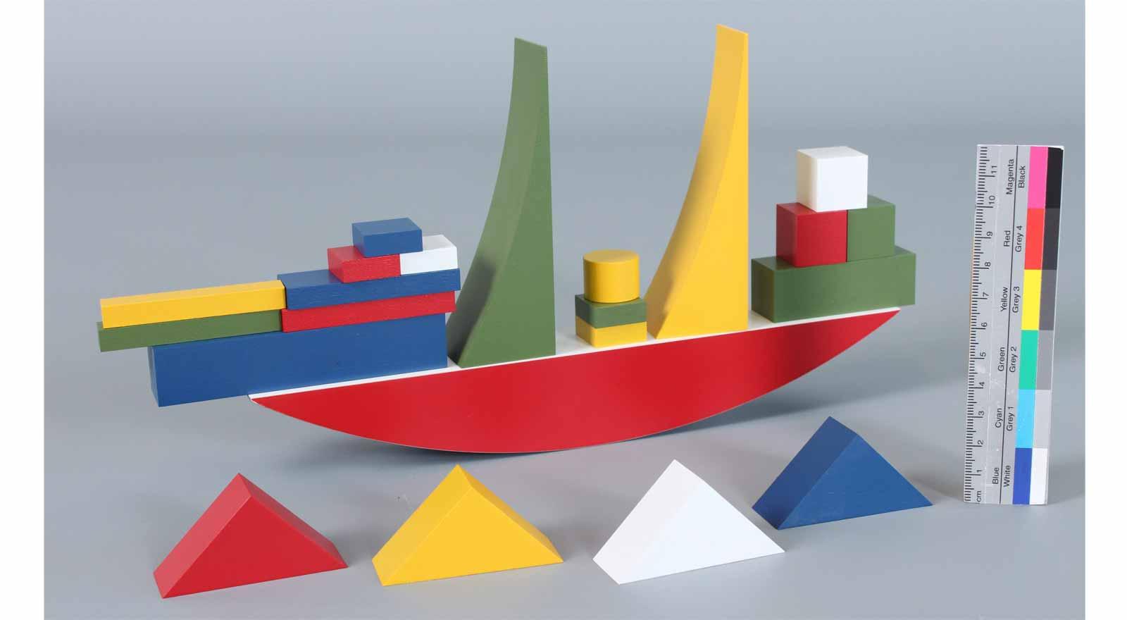 Alma Siedhoff-Buscher, Small Ship-Building Game, 1923