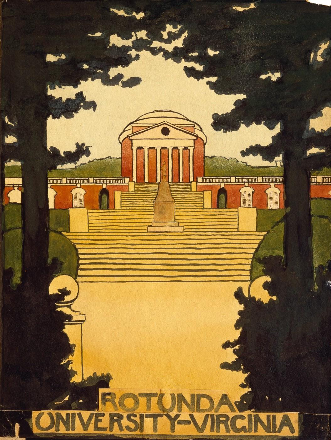 Georgia O'Keeffe, Untitled (Rotunda - University of Virginia)