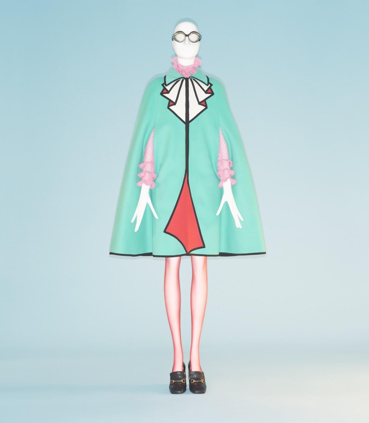 Ensemble, Alessandro Michele (Italian, born 1972) for Gucci (Italian, founded 1921), fall/winter 2016–17; Courtesy of Gucci Historical Archive. 