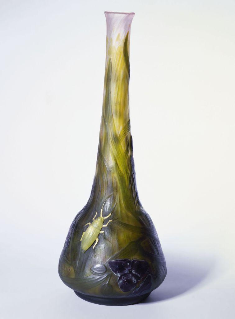 Daum (est. 1875), Beetle Vase, circa 1911