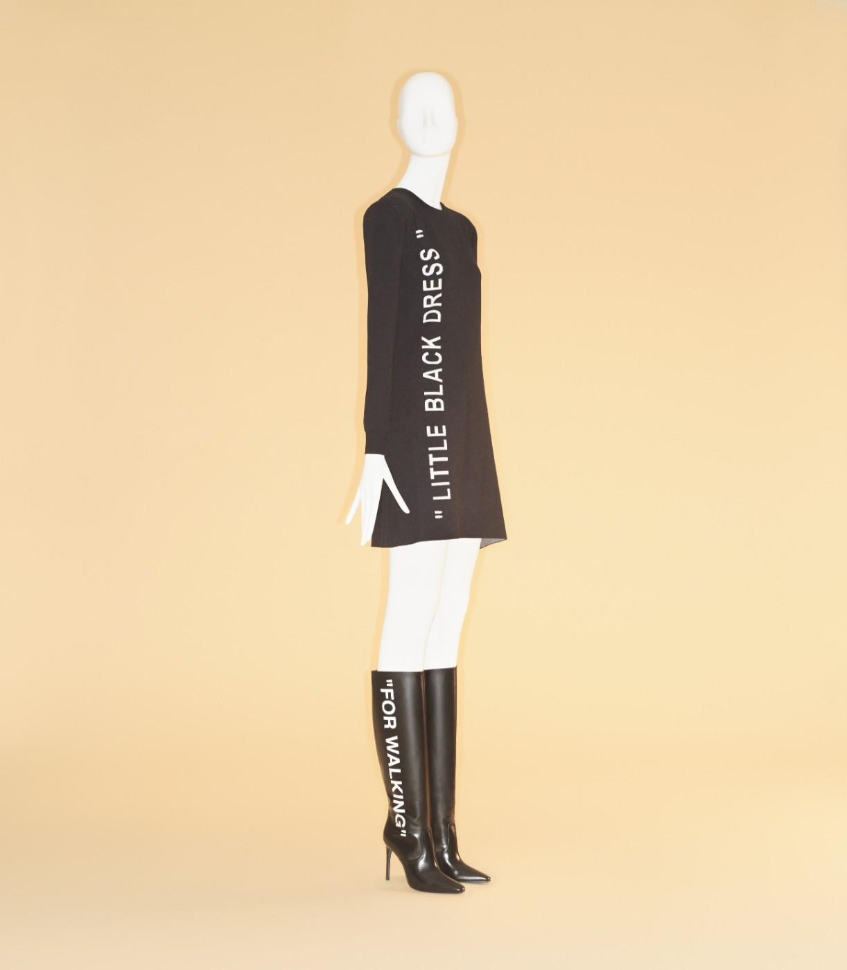 Ensemble, Virgil Abloh (American, born 1980) for Off-White c/o Virgil Abloh (Italian, founded 2013), pre-fall 2018; The Metropolitan Museum of Art, Gift of Virgil Abloh c/o OffWhite™, 2018 (2018.585a–e). 