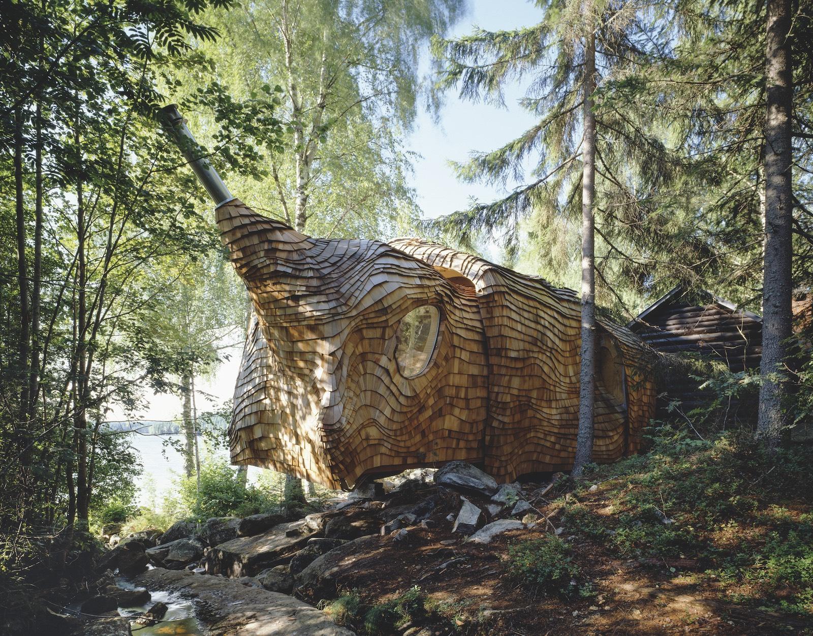 Dragspel House, 2004, Smolmark, Sweden, Natrufied Architecture. Picture credit: © Christian Richters