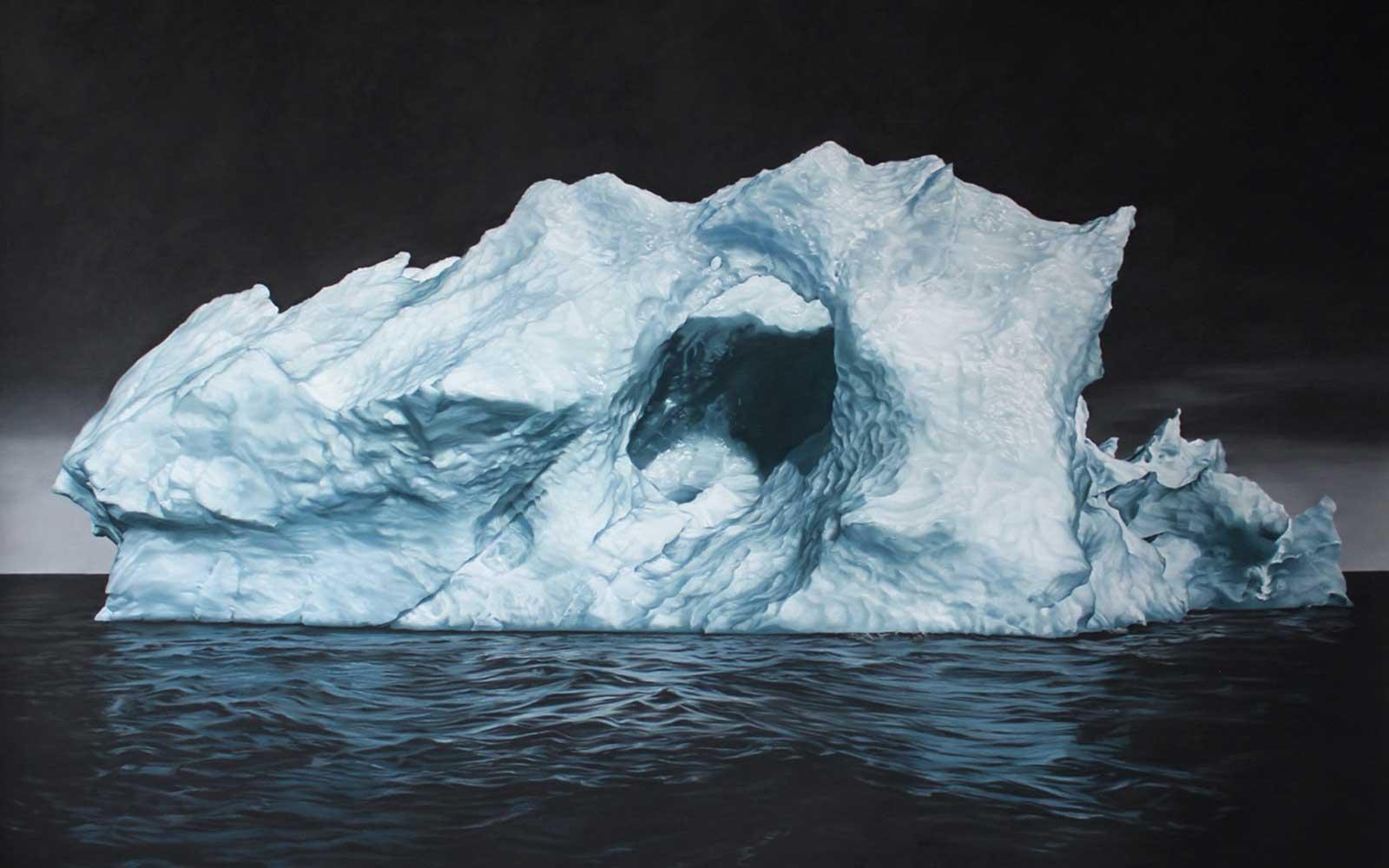Zaria Forman, Slavbard No. 33, 2014. Soft pastel on paper. 60 x 90 in.