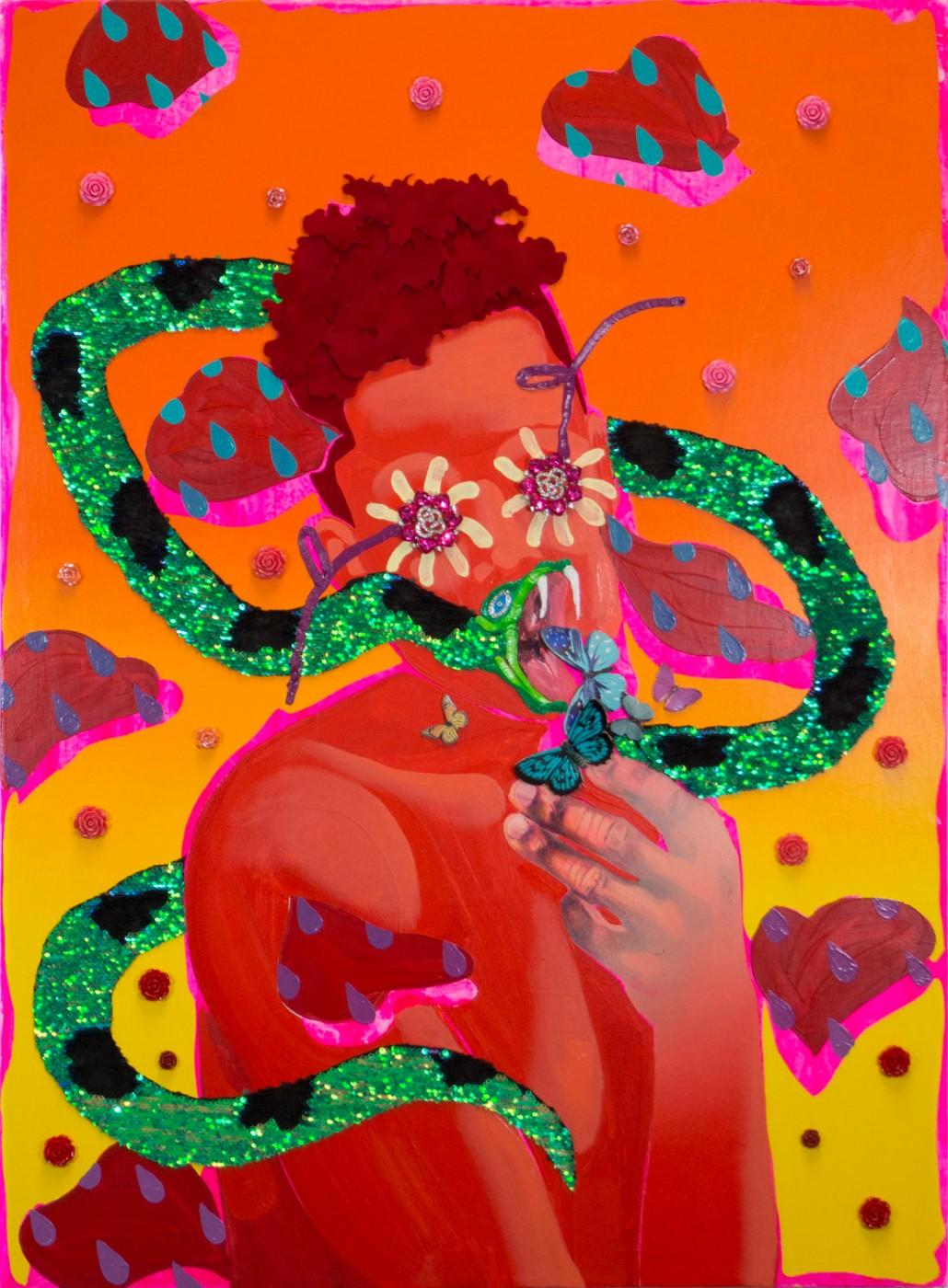 Devan Shimoyama, Butterfly Eater, 2017