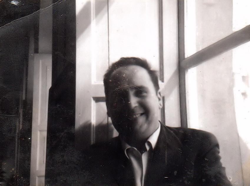 Marco Almaviva at Amaltea Gallery in 1973.