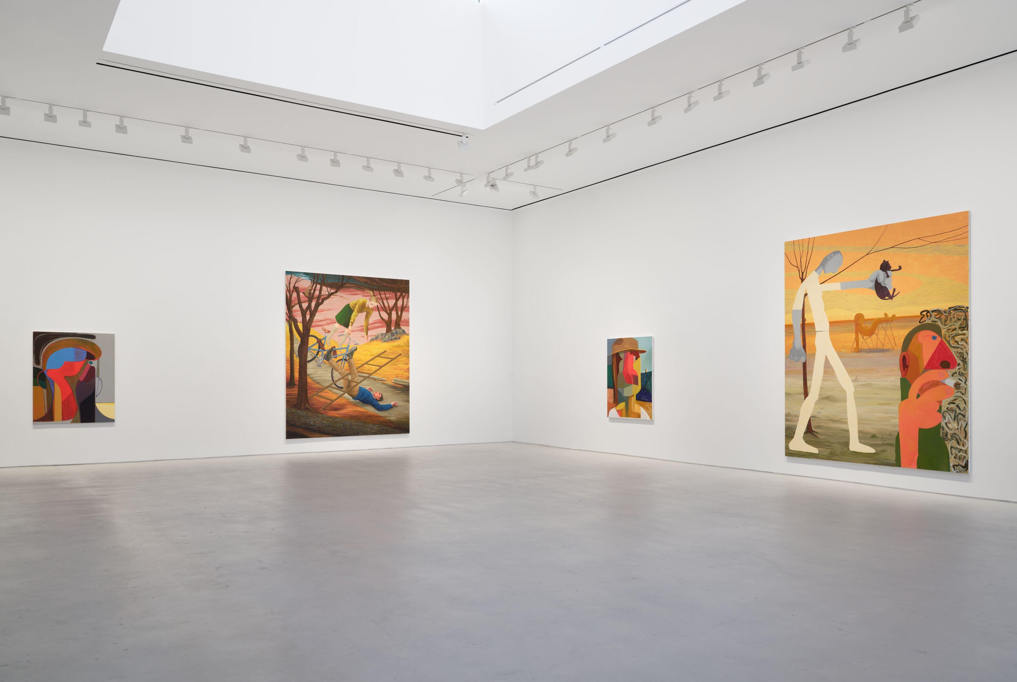 Installation view, Nicole Eisenman. Untitled (Show), Hauser &amp; Wirth New York 22nd Street, 2022. 5 May – 29 July 2022.