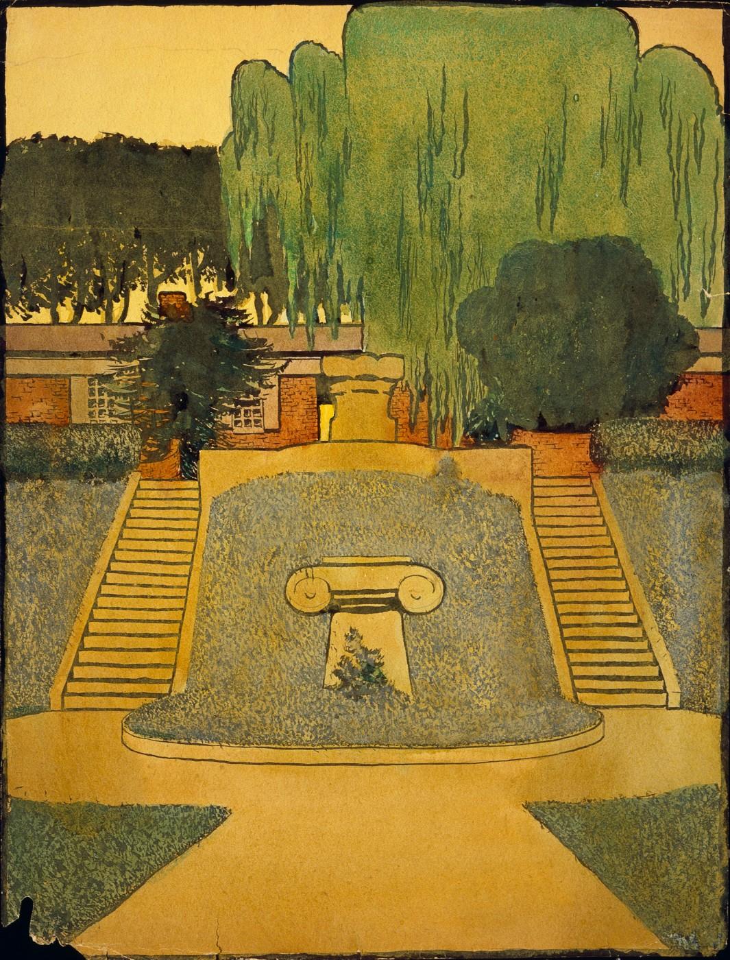 Georgia O'Keeffe, Untitled (West Lawn - University of Virginia)