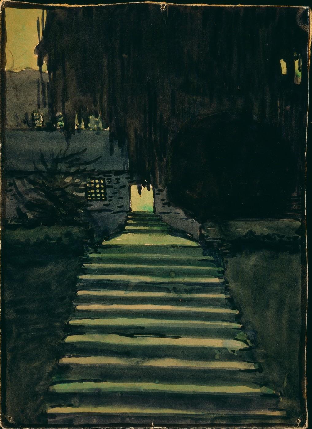Georgia O'Keeffe. Untitled (West Lawn - University of Virginia)
