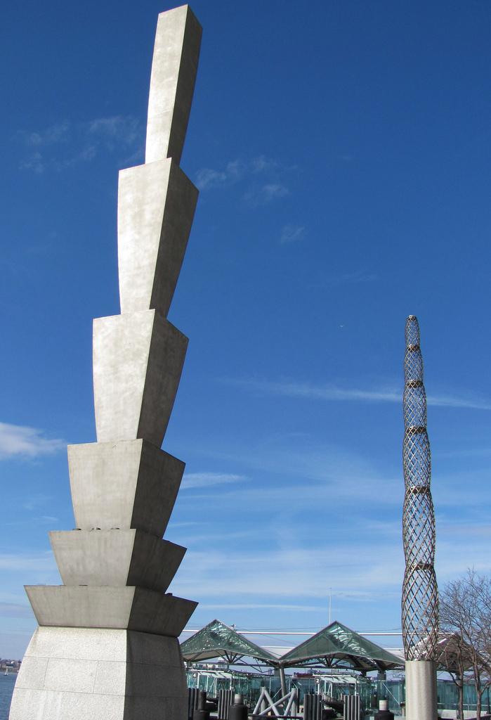 Martin Puryear, North Cove Pylons, 199
