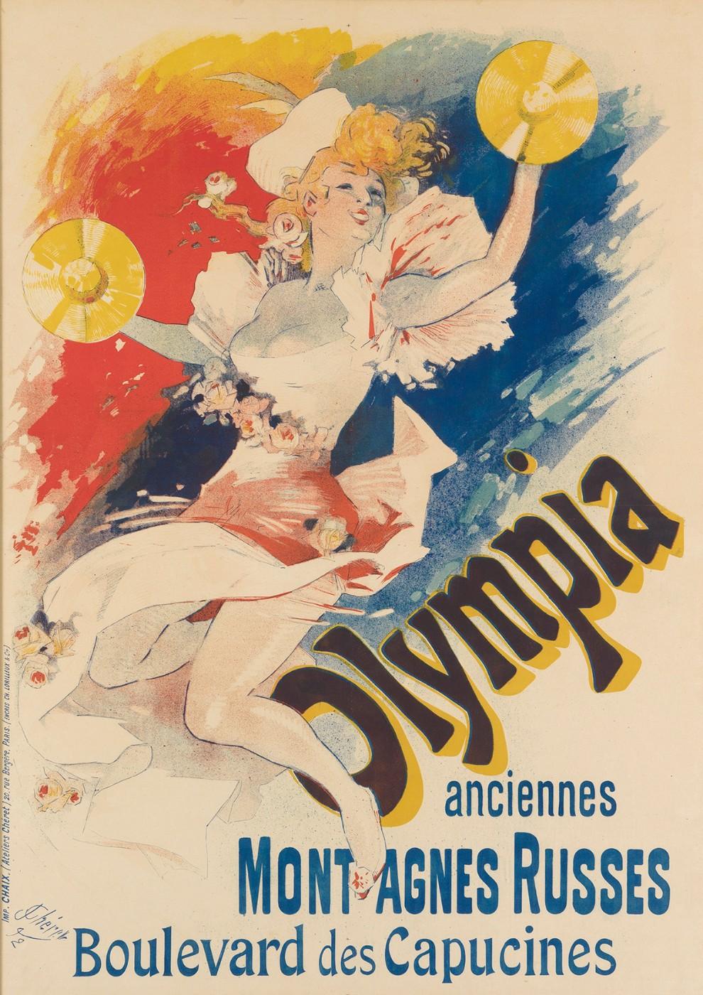 Jules Chéret (1836-1932), Olympia, 1892