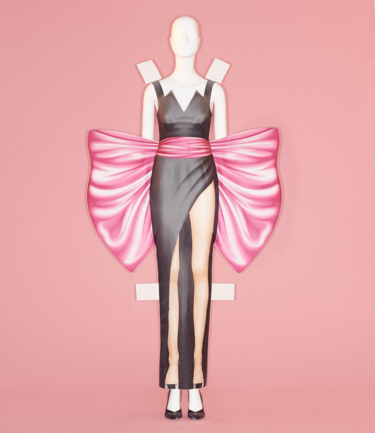 Dress, Jeremy Scott (American, born 1975) for House of Moschino (Italian, founded 1983), spring/summer 2017; Courtesy of Moschino. 