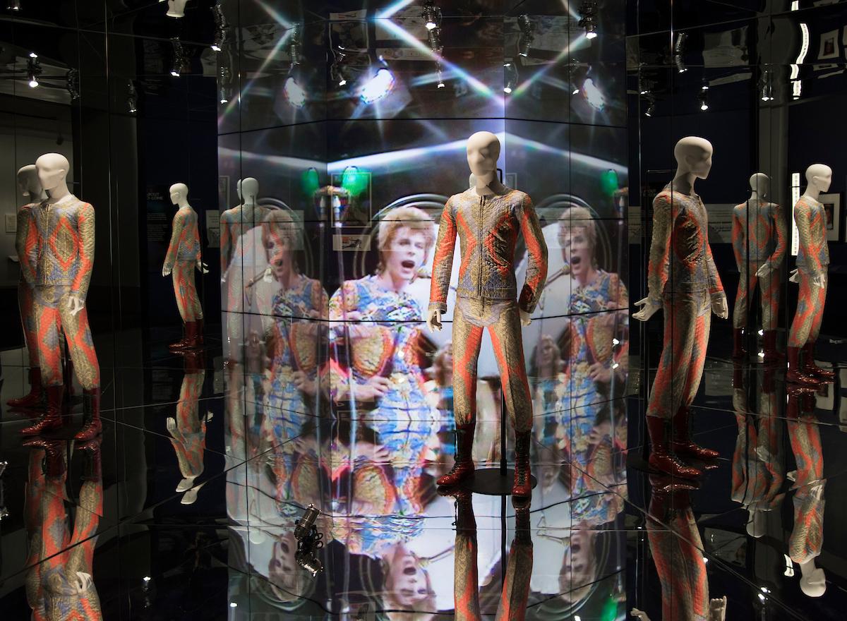 David Bowie is, March 2, 2018 through July 15, 2018, installation view.
