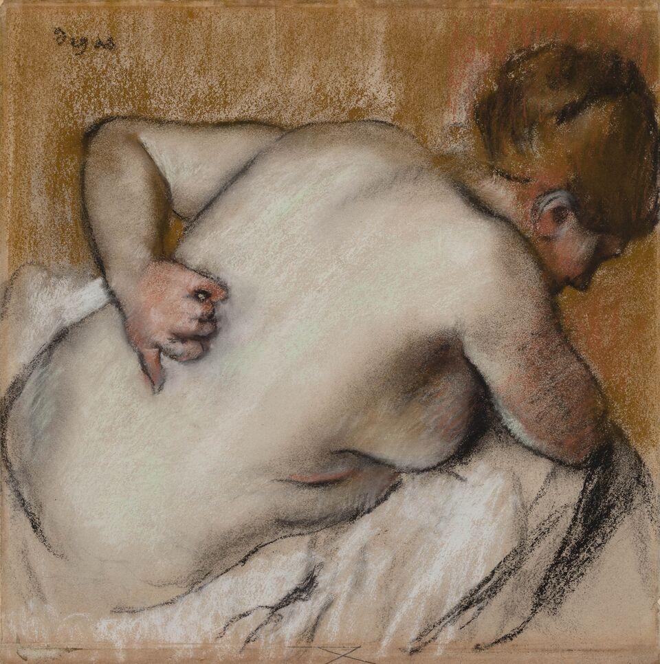 Edgar Degas, Woman Scratching Her Back, 1881