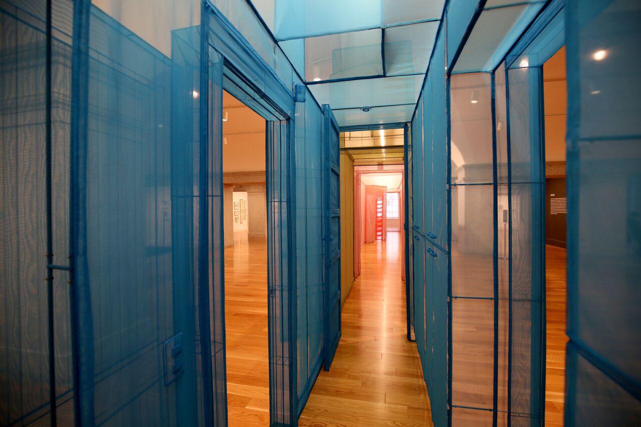 Installation shot of Do Ho Suh: Almost Home, Smithsonian American Art Museum, 2018