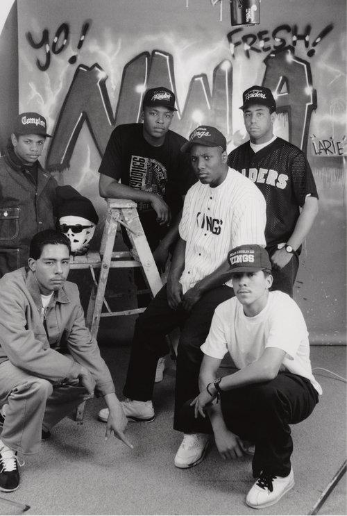 George Rodriguez, "N.W.A, Keen, and Larie Ruelas, Burbank, 1990"
