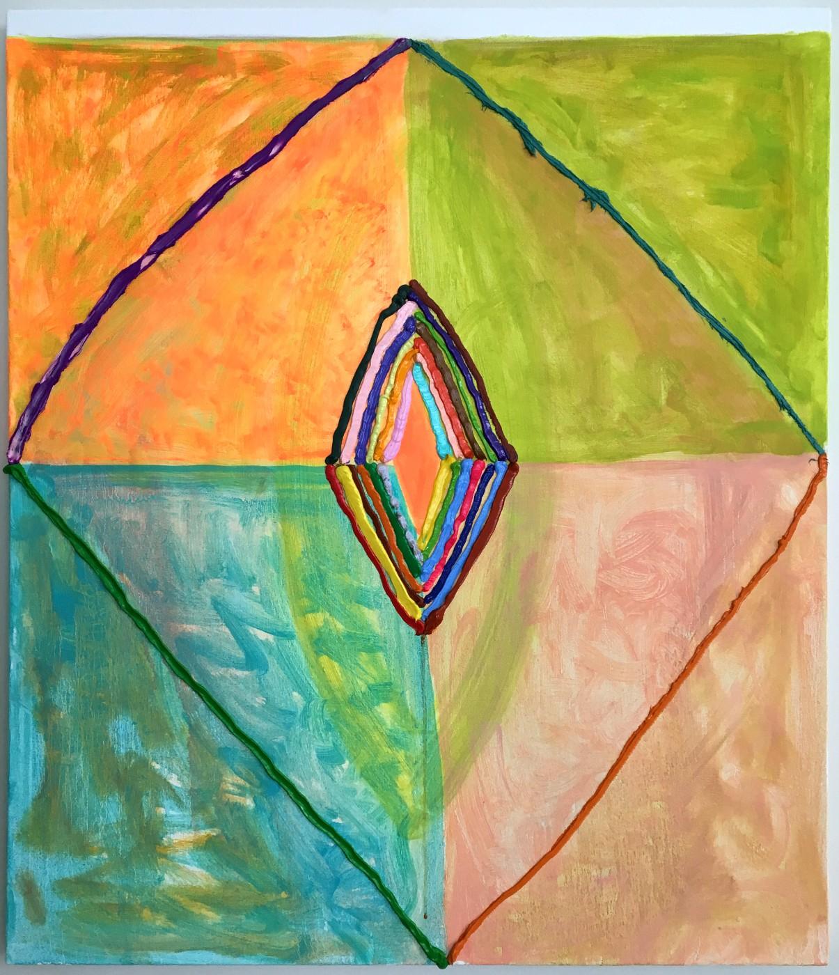 Judy Ledgerwood, "Sheela," 2018