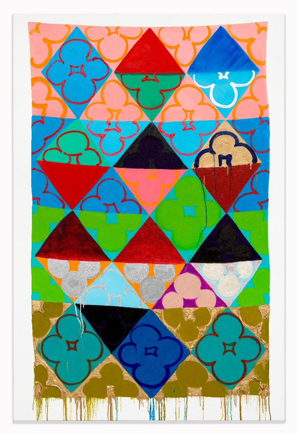 Judy Ledgerwood, "Sunshine and Shadow," 2018