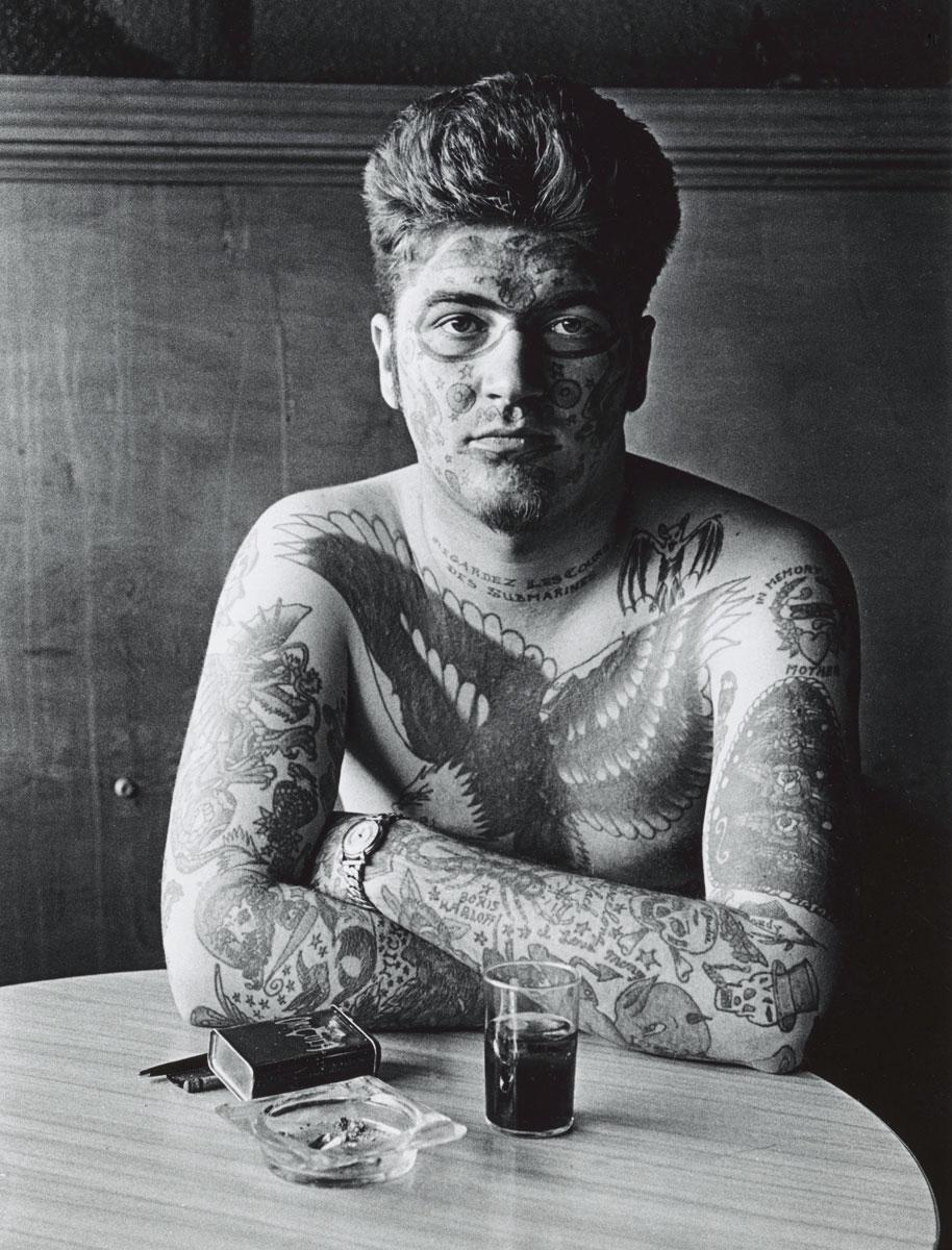 Jack Dracula at a bar, New London, Conn. 1961 
