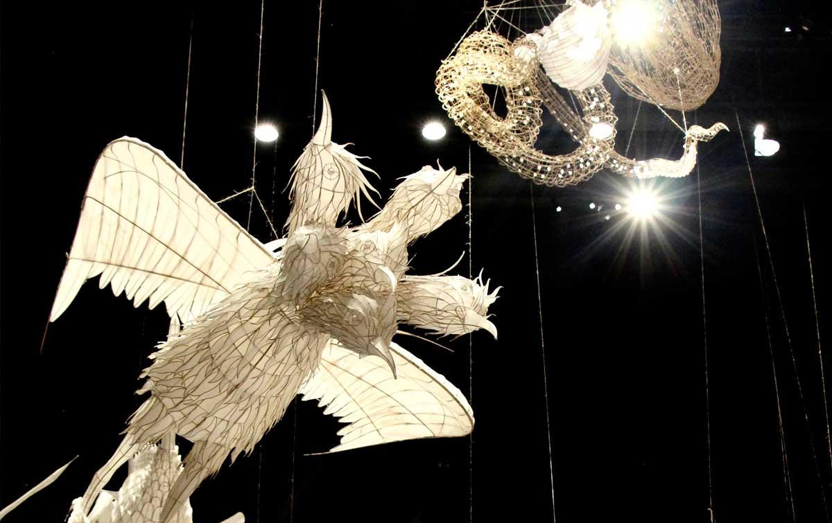 Ai Weiwei's Life Cycle installation at the Marciano Art Foundation