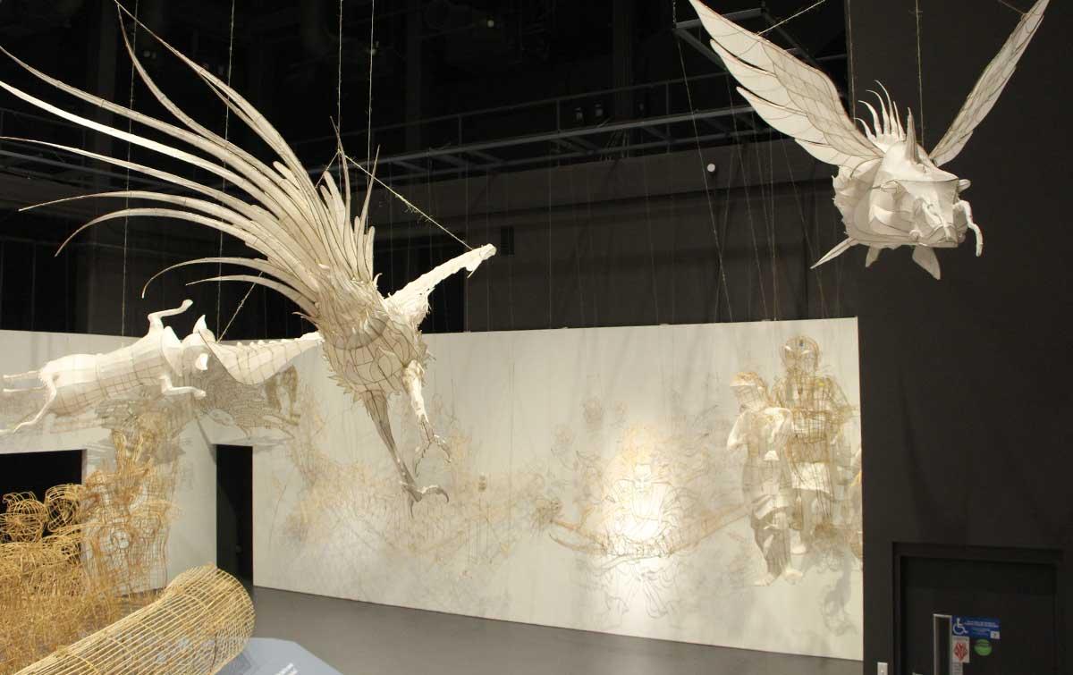 Ai Weiwei's Life Cycle installation at the Marciano Art Foundation