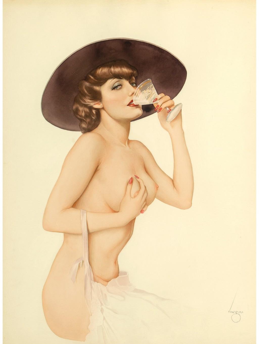 Alberto Vargas, Martini Time, 1935
