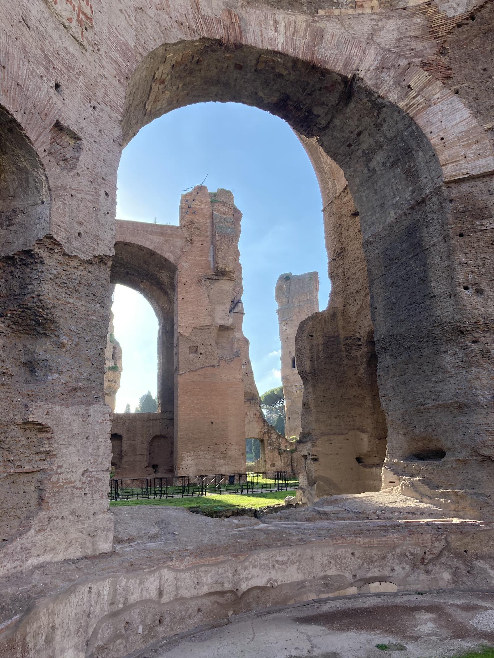 The baths of Caracalla. Christopher Siwicki.