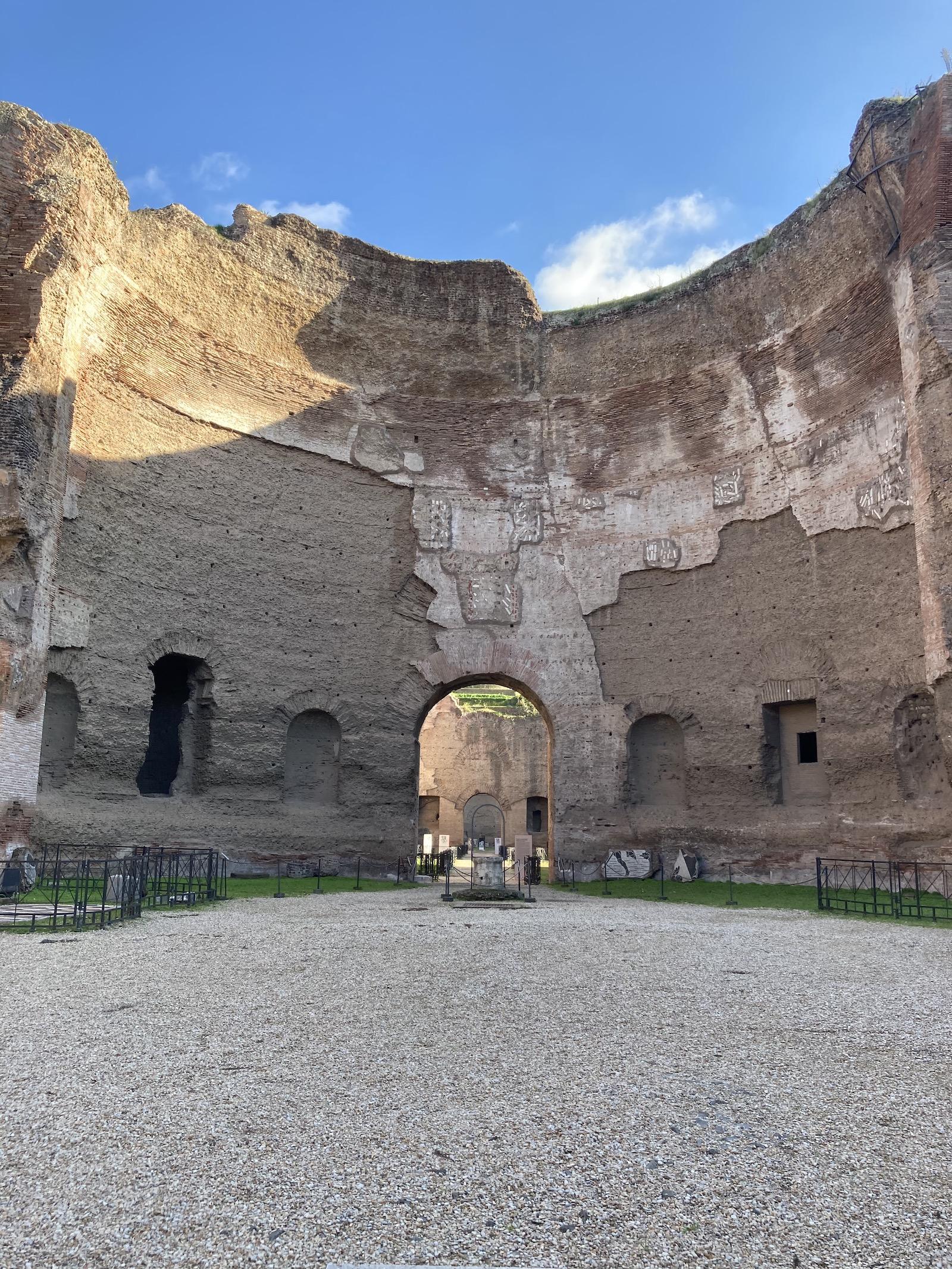 The baths of Caracalla.
