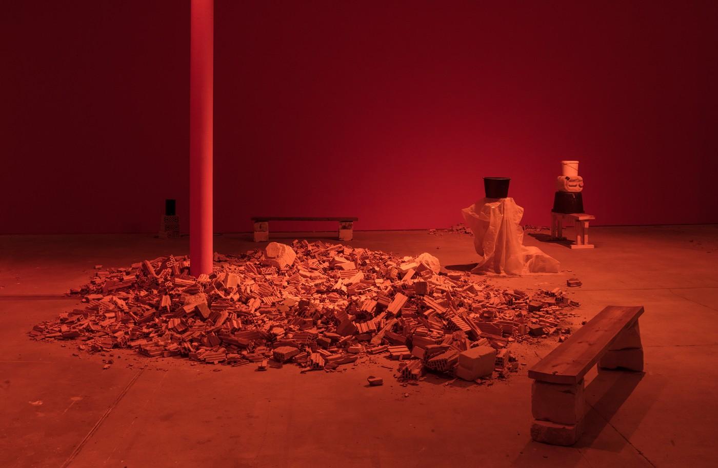 Dineo Sheshee Bopape, "Untitled (Of Occult Instability) [Feelings]," 2016–18