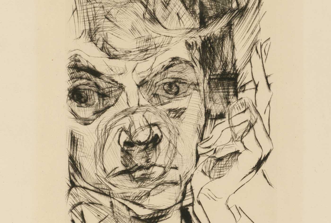 The Smoker (Self-Portrait), 1916.