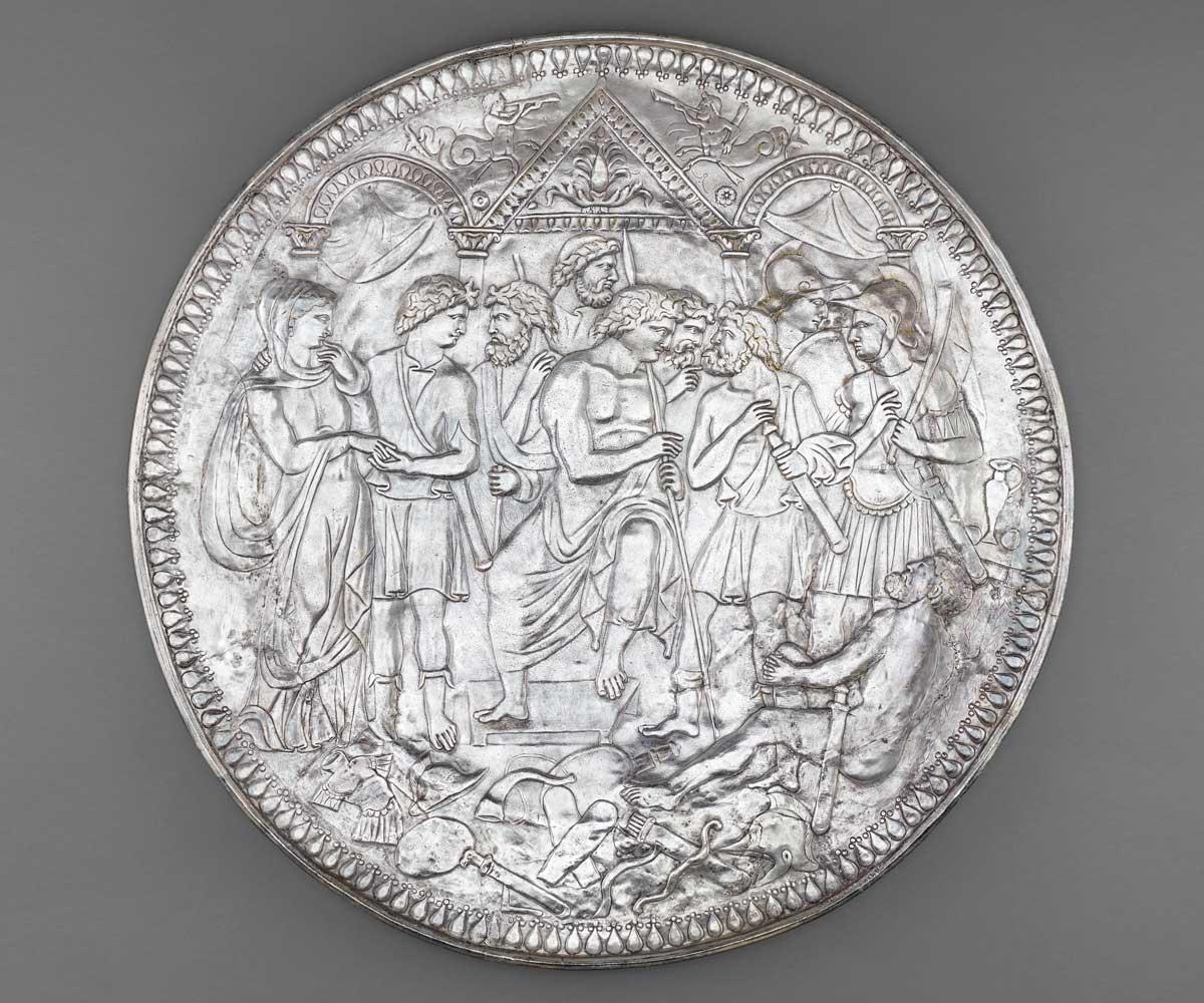 Plate with the Embassy to Achilles (The Shield of Scipio).