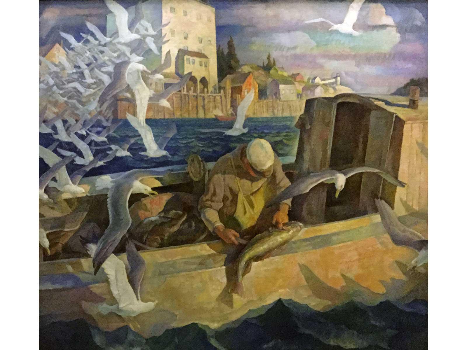 Cleaning Fish, 1933
