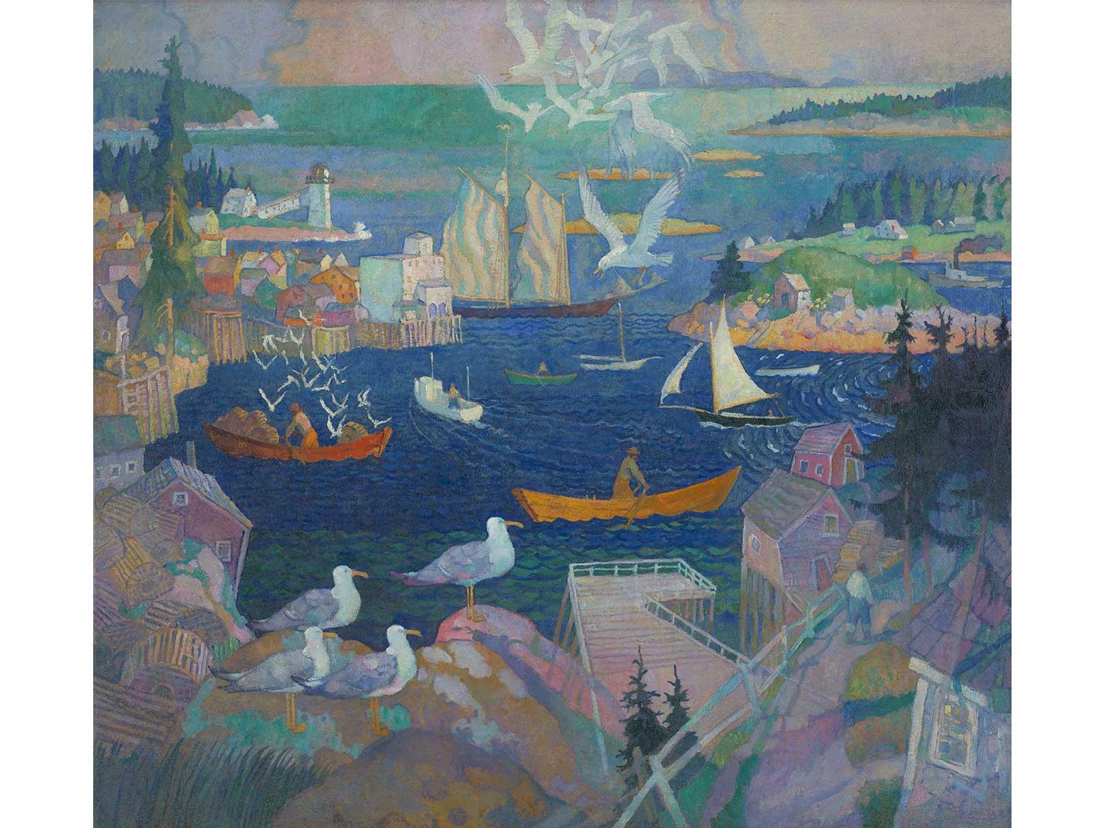 The Harbor at Herring Gut, 1925
