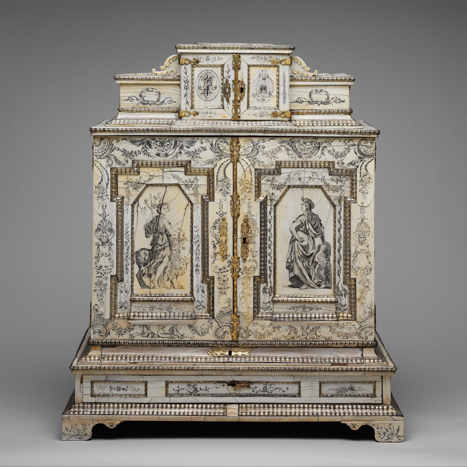 Closed view of the incredibly intricate Cabinet