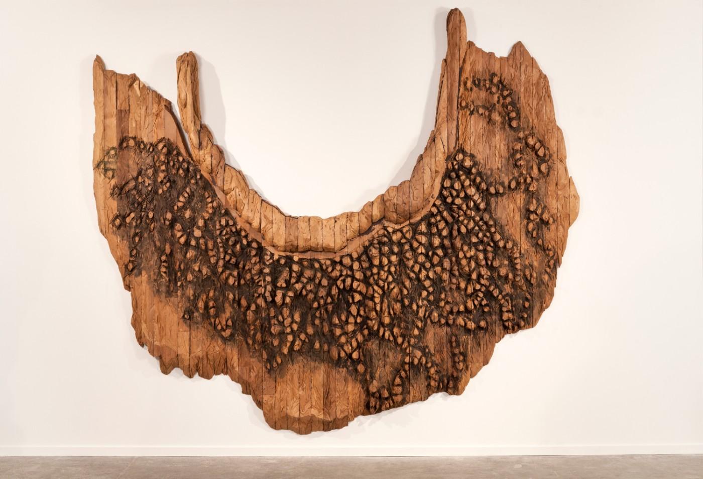 Ursula von Rydingsvard, Collar with Dots, 2008