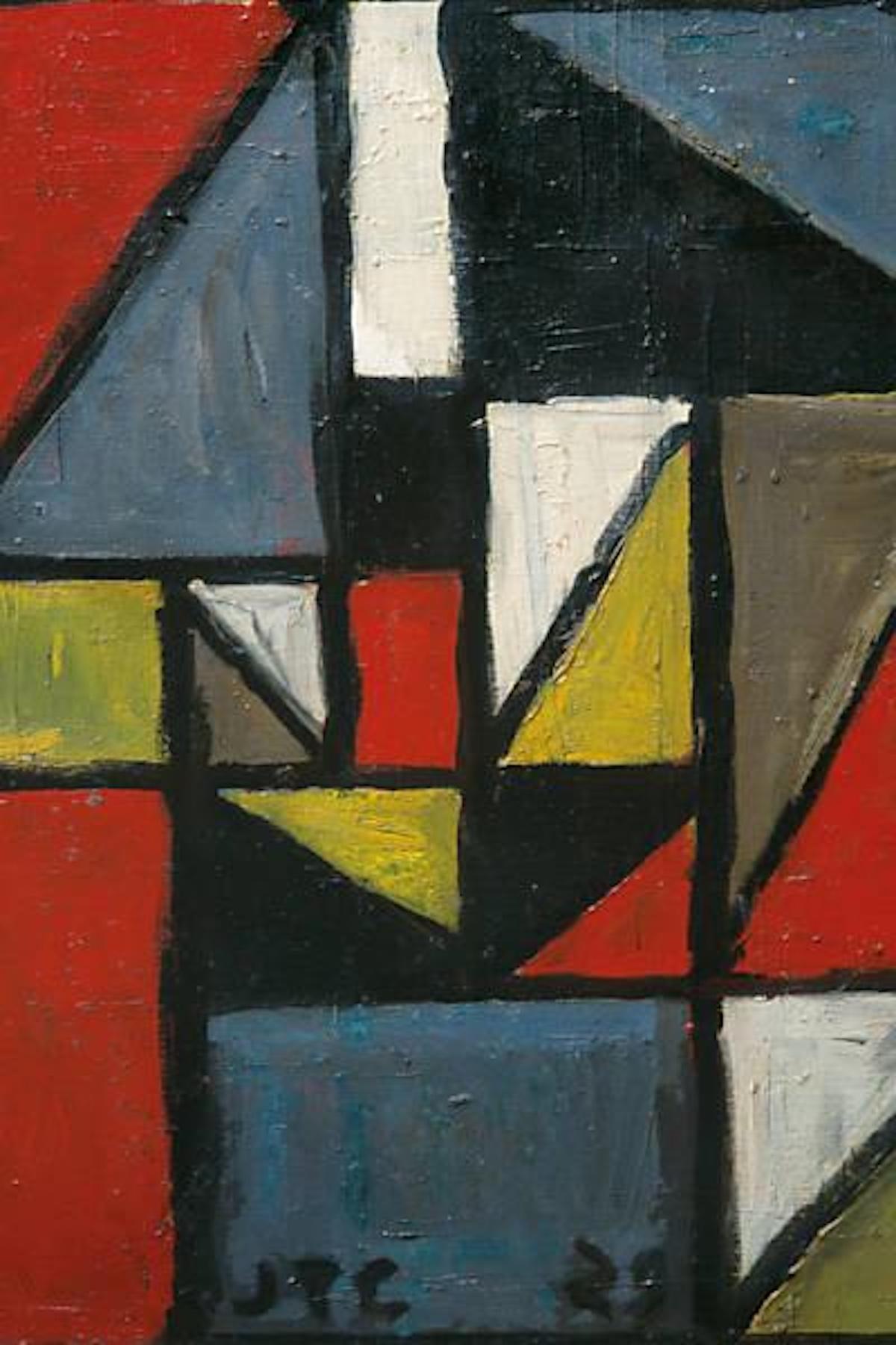 Joaquin Torres Garcia, Constructivo en Triángulo, 1929. WikiArt.