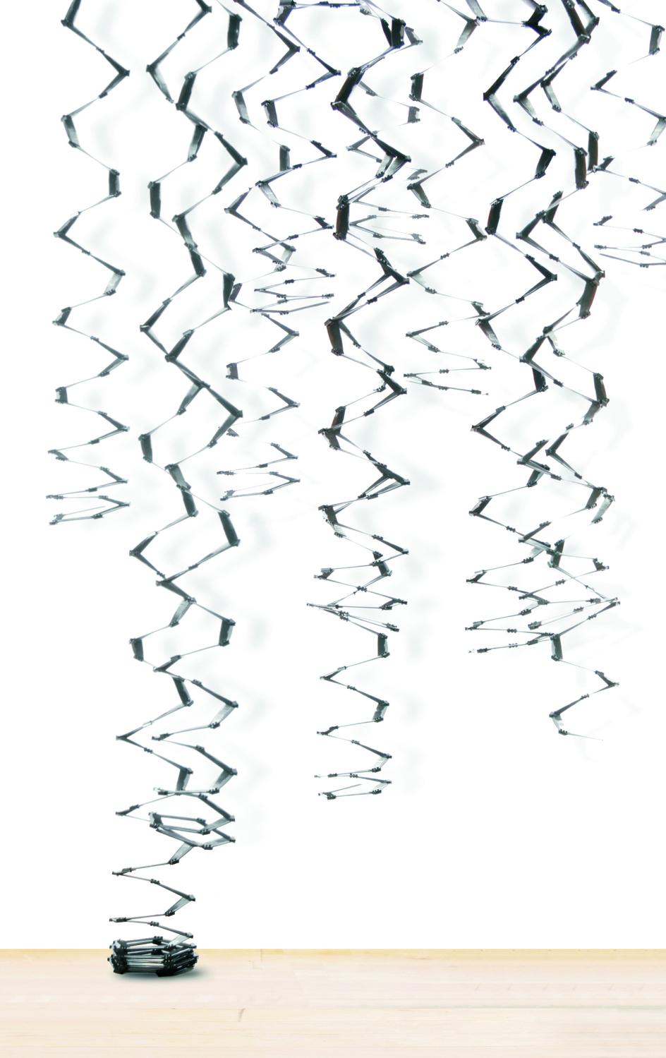 Sonya Clark, Curls, 2005; Plastic combs, 96 x 36 x 36 in.; Museum purchase: Members’ Acquisition Fund and Belinda de Gaudemar Acquisition Fund.