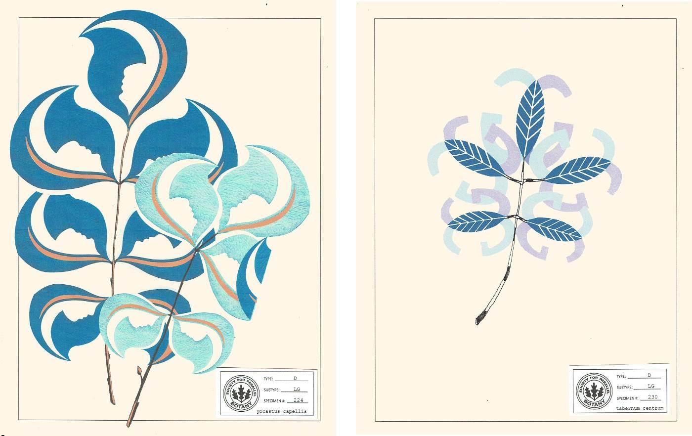 Parallel Botanies diptychs