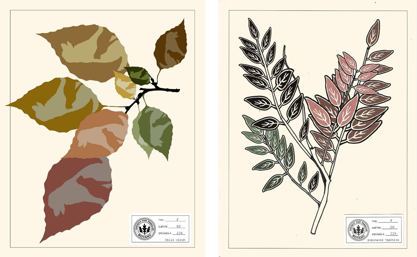 Parallel Botanies diptychs
