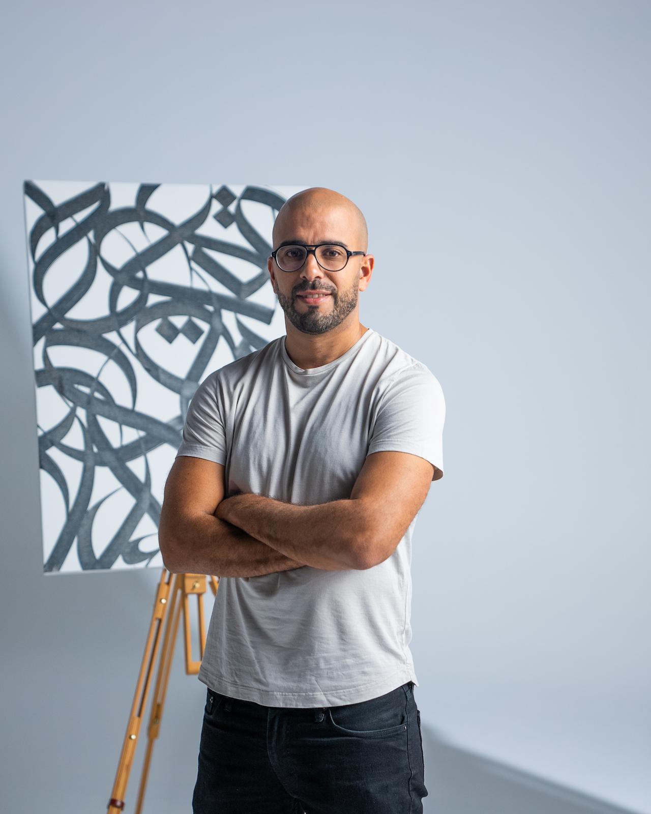 eL Seed. Image by Anas Al Kassem for KAM
