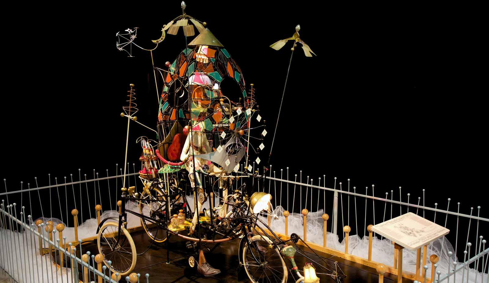 Rowland Emett works on display at the Ontario Science Centre