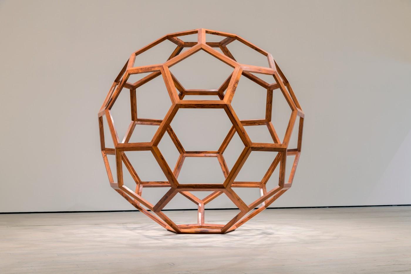 Installation photograph, featuring Ai Weiwei’s Untitled, Divine Proportion (2006)